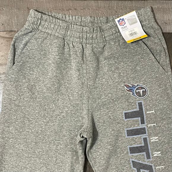 NFL Men's Titans Sleepwear Sweatpants Joggers SHU 0510 Gray Size Medium - Picture 3 of 9